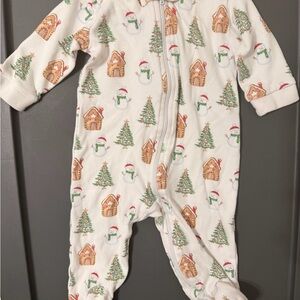 Festive Baby Onesie with Holiday Print